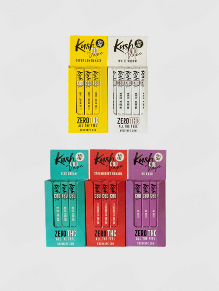 Pack of KushVape CBD Vape Pens x20 Pack of KushVape CBD Vape Pens x20