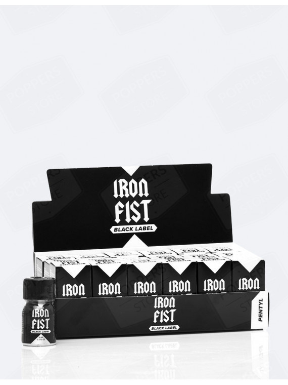 Iron Fist Black 10ml x18 poppers display